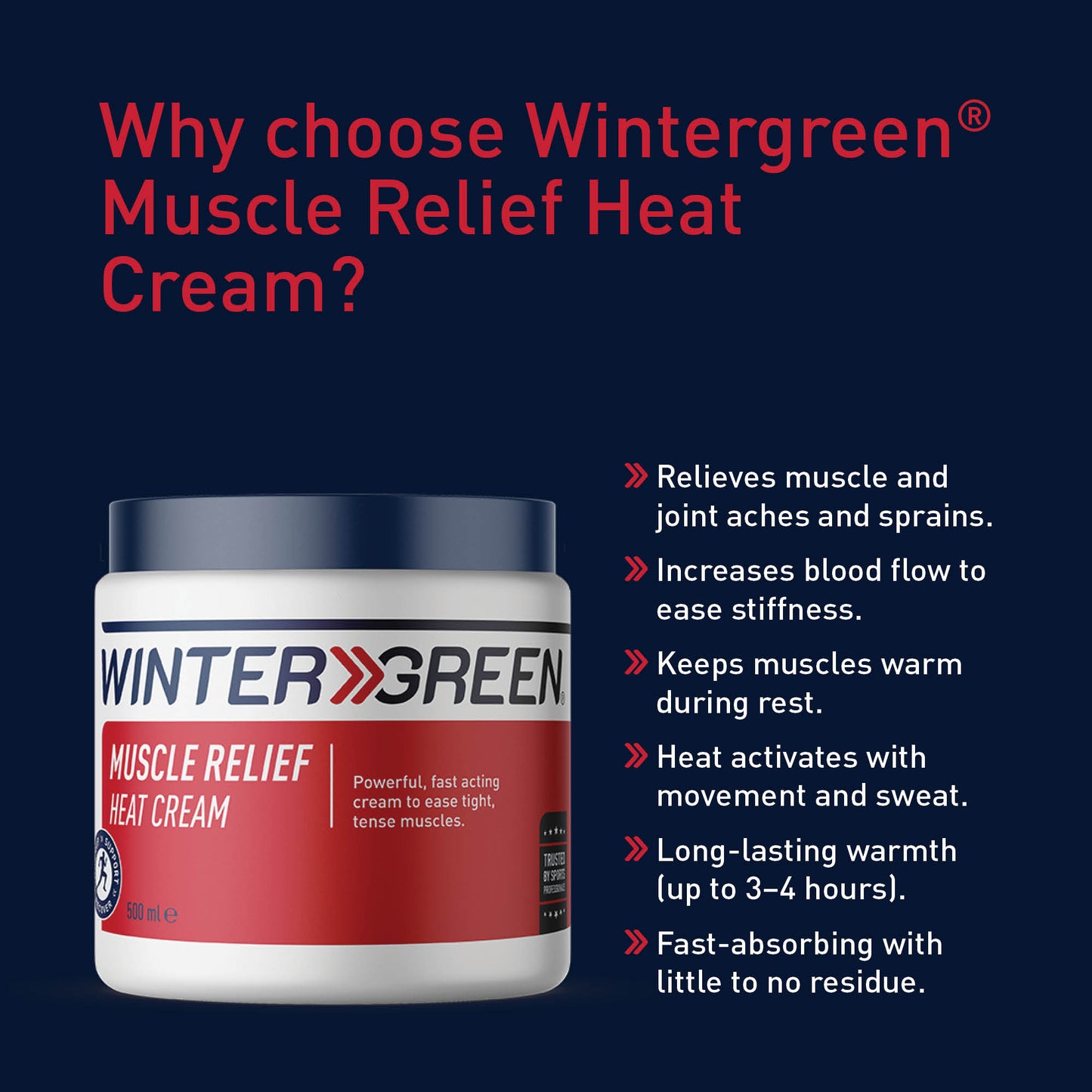 Muscle Relief Heat Cream