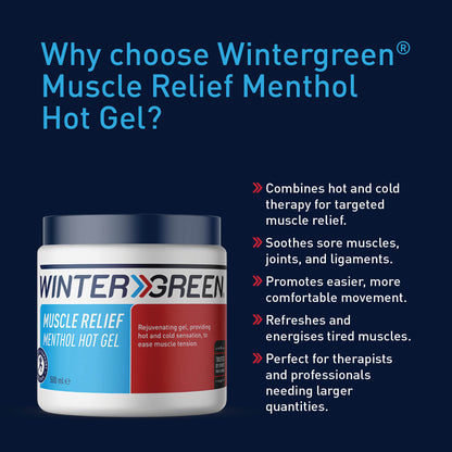 Muscle Relief Menthol Hot Gel