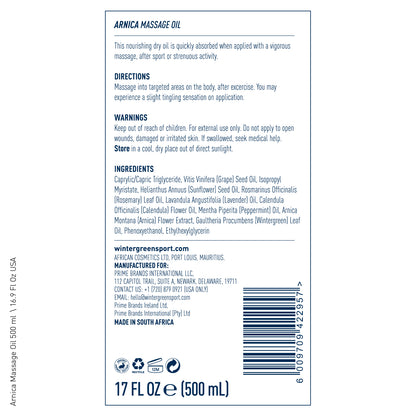 Arnica Massage Oil 500ml