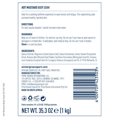 Hot Mustard Body Soak 1kg