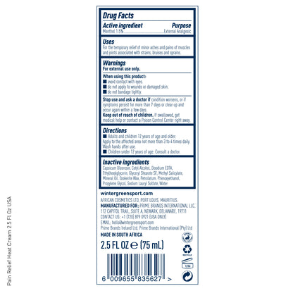 Muscle Relief Heat Cream