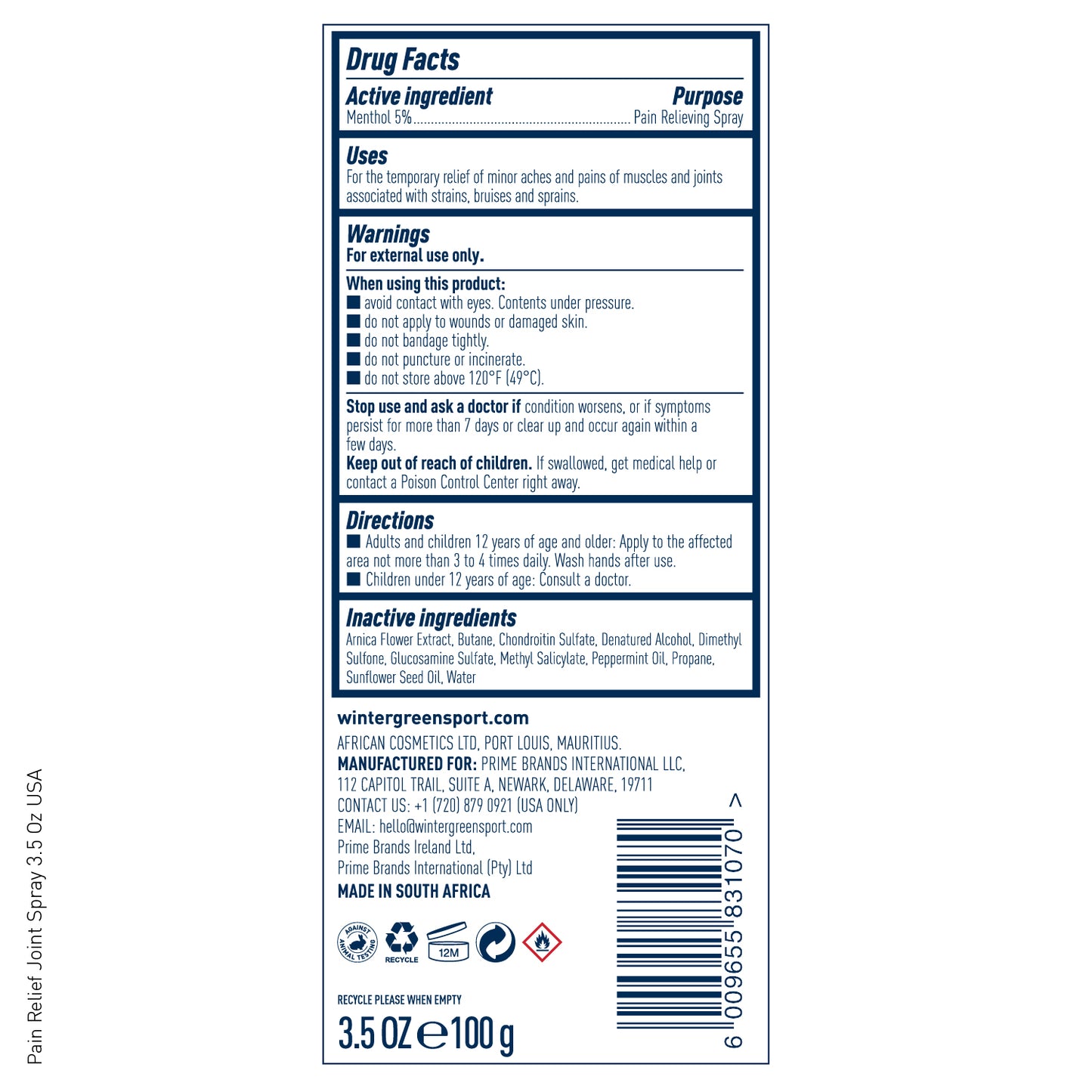 Joint Relief Spray